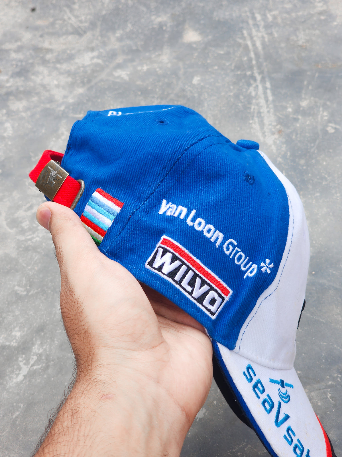 2017 Dakar Rally TVM Blue and White Racing Cap