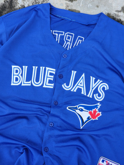 Martin Toronto Blue Jays #55 MLB Baseball Majestic Jersey Size 54 Boxy Fit (XL)