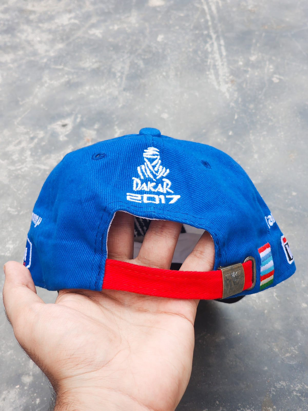 2017 Dakar Rally TVM Blue and White Racing Cap