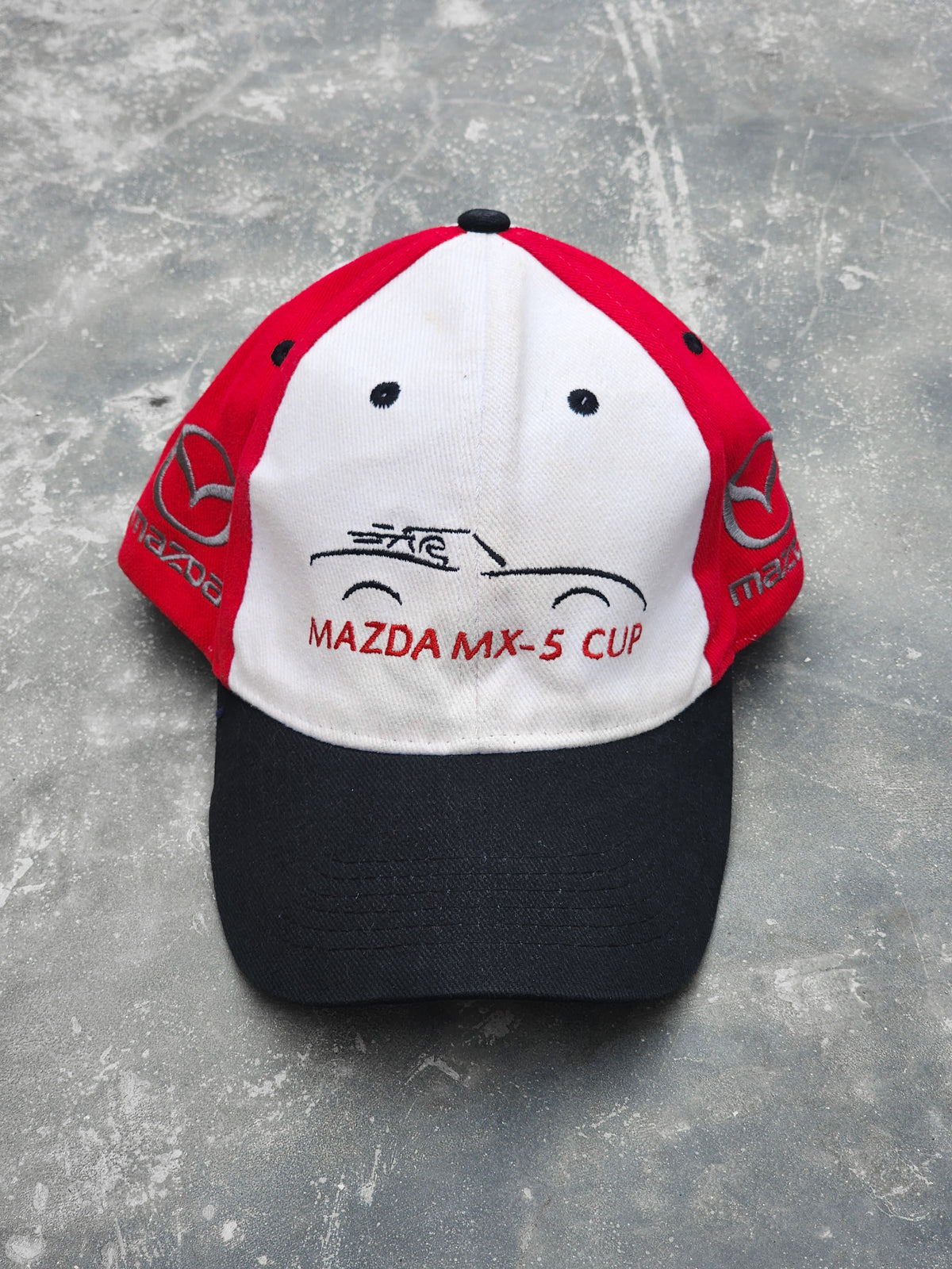 Mazda MX-5 Cup Red and White Racing Cap
