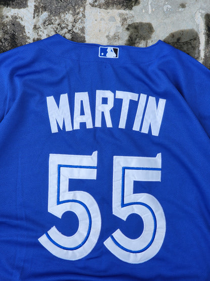 Martin Toronto Blue Jays #55 MLB Baseball Majestic Jersey Size 54 Boxy Fit (XL)