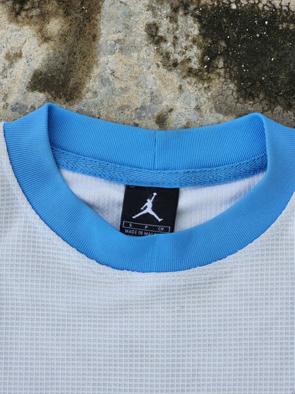 Nike Jordan Blue-White Full Sleeves Jersey (M)