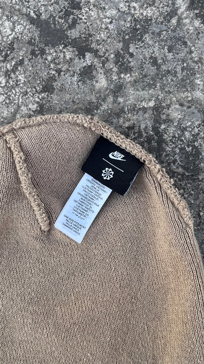 Beige Nike Beanie