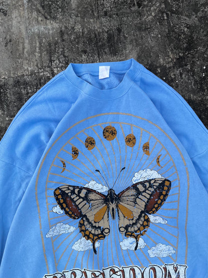 Freedom Butterfly Oversized Sweatshirt