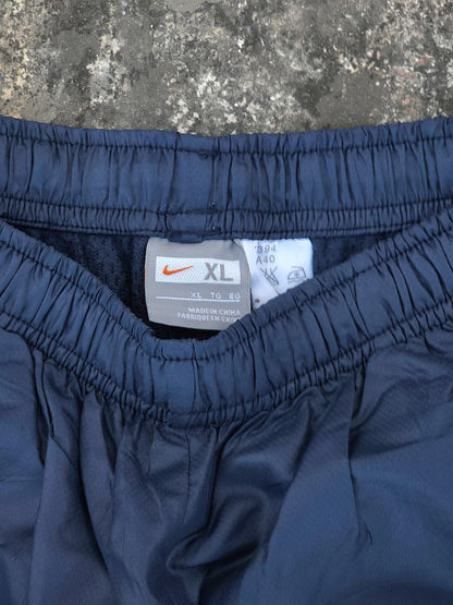 Vintage Nike Dark Blue Striped Flared Trackpants (M)