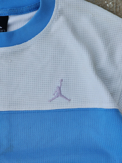 Nike Jordan Blue-White Full Sleeves Jersey (M)