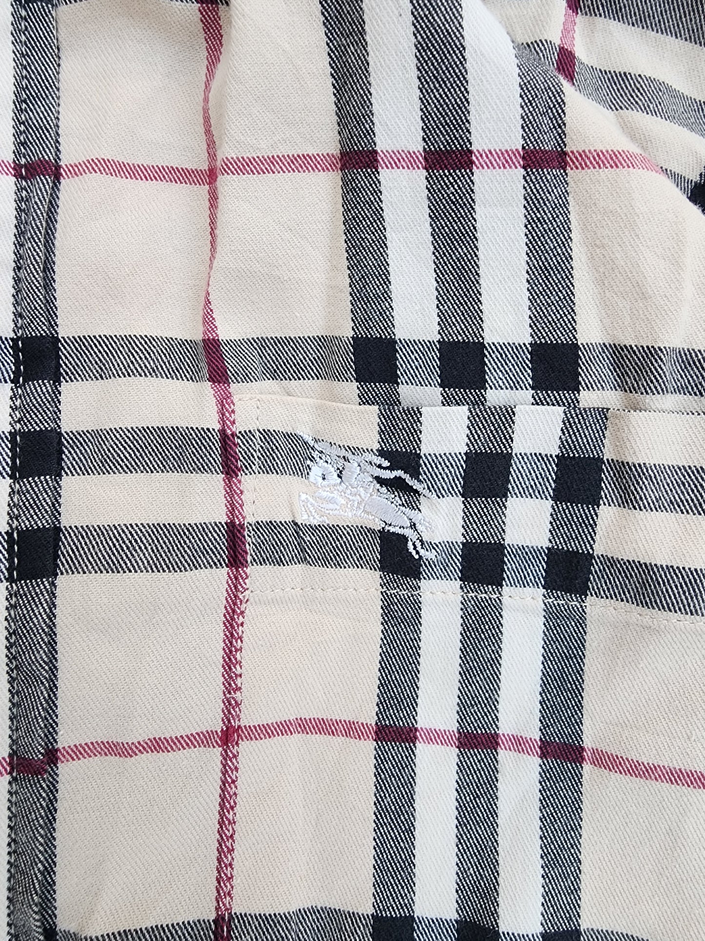 Vintage Burberry Boxy Tee (L) ( Extremely Rare )