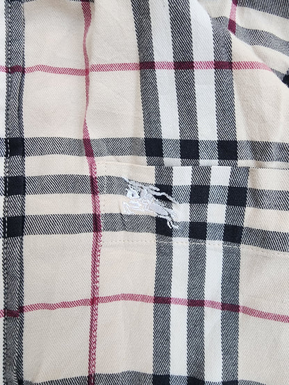 Vintage Burberry Boxy Tee (L) ( Extremely Rare )