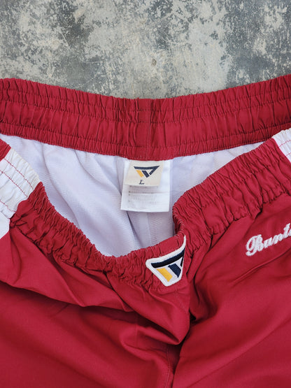 Vintage Bunta Red Buttoned Baggy Trackpants (L)