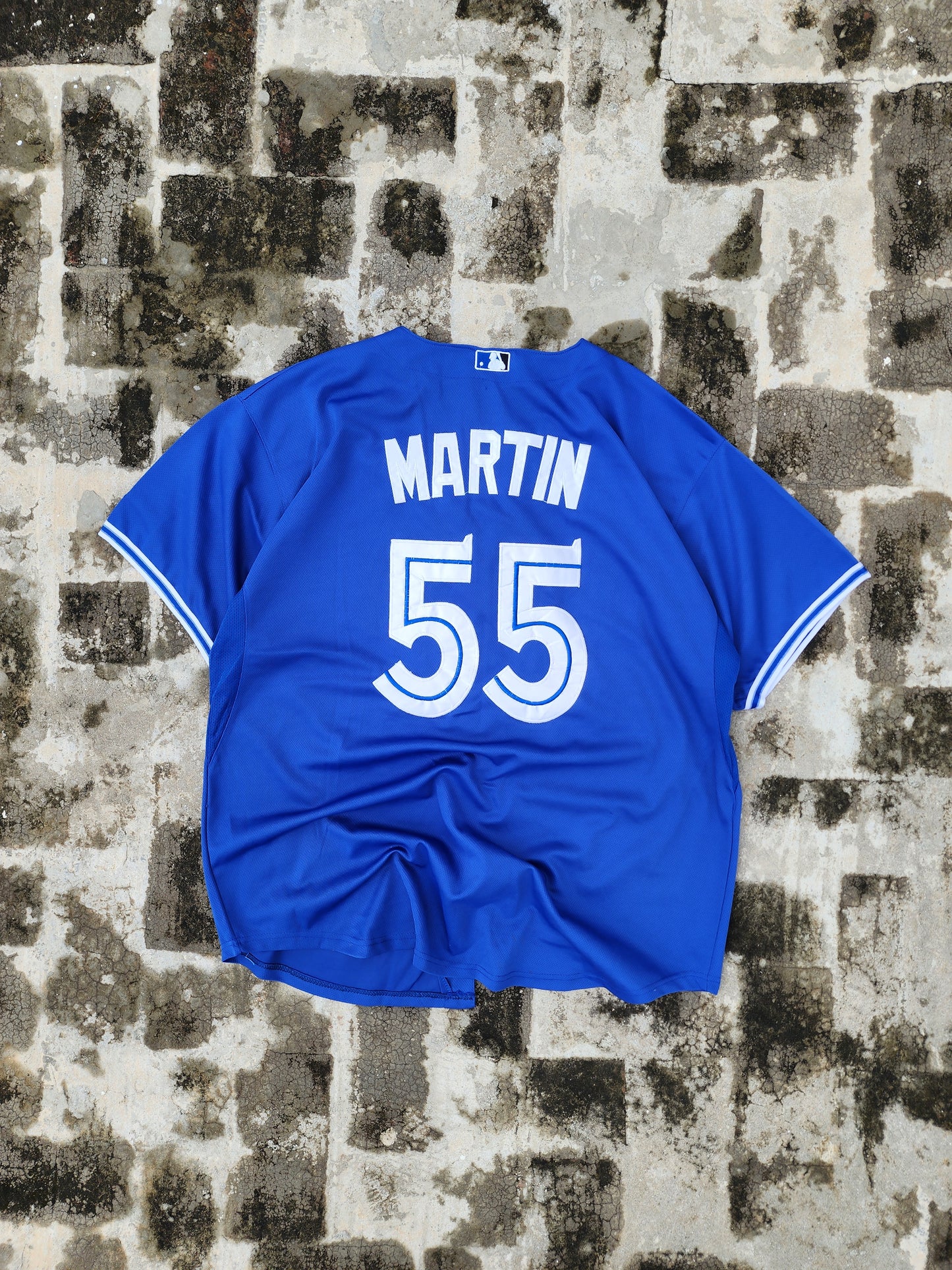 Martin Toronto Blue Jays #55 MLB Baseball Majestic Jersey Size 54 Boxy Fit (XL)