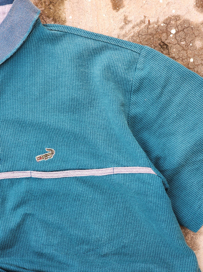 Vintage Crocodile Polo Shirt Boxy Crop Fit (S)