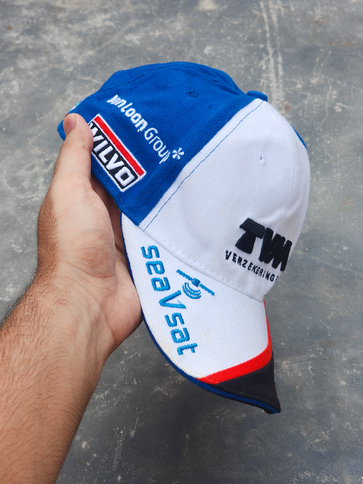 2017 Dakar Rally TVM Blue and White Racing Cap