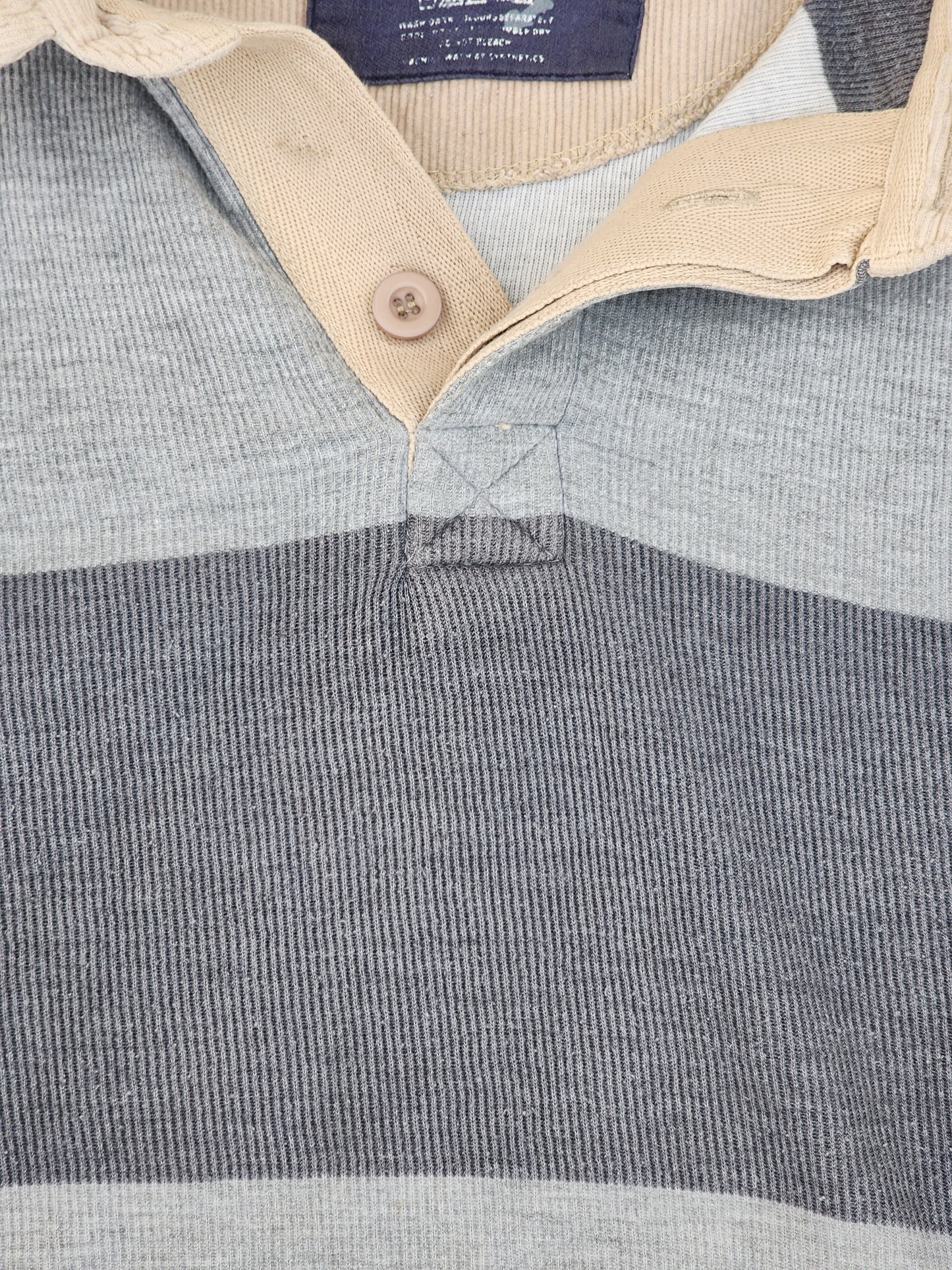 Vintage Heritage Cropped and Texturized Full Sleeves Polo