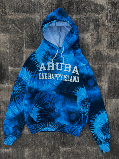 Ahuba Island Tie Dye Oversized Hoodie (S)