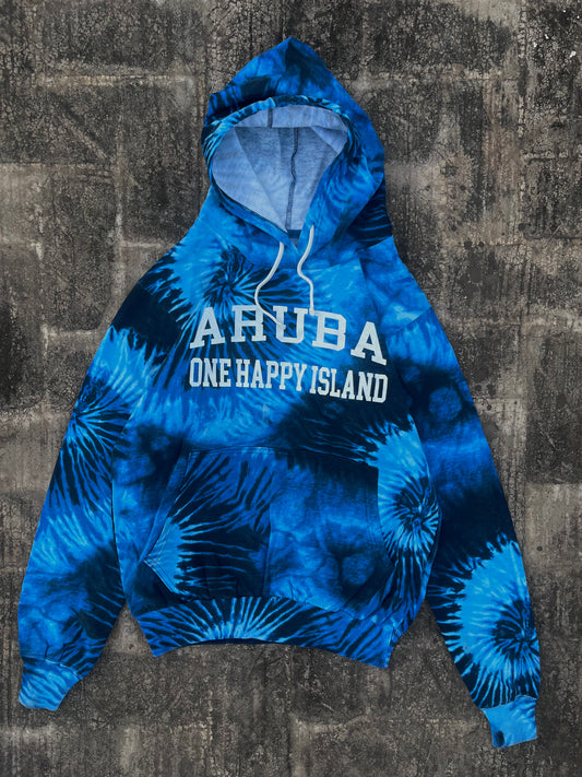 Ahuba Island Tie Dye Oversized Hoodie (S)