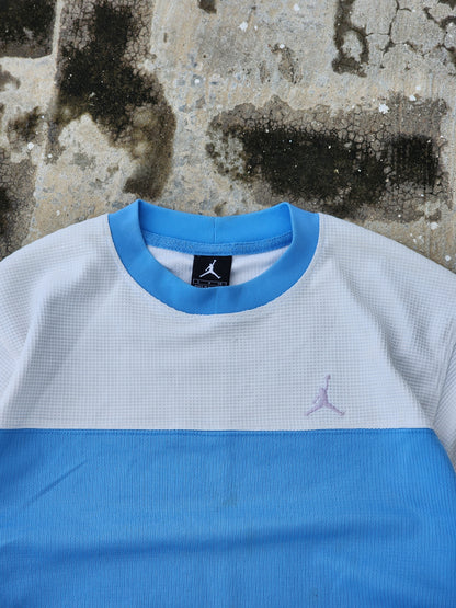 Nike Jordan Blue-White Full Sleeves Jersey (M)