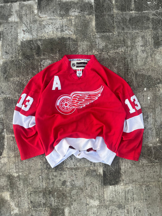 Vintage Reebok NHL Detroit Red Wings Pavel Datsyuk#13 Jersey (Rare) (L/XL)
