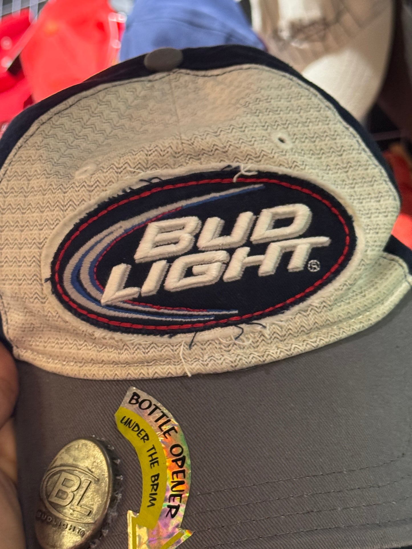 Bud Light Bottle Opener Cap (New)