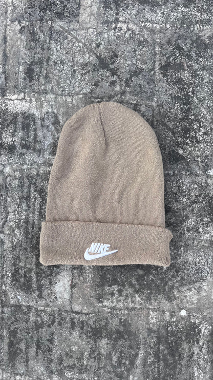 Beige Nike Beanie